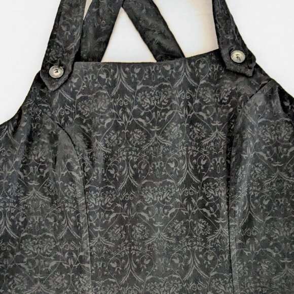 ARIZONA JEAN COMPANY Women's Wide Strap Textured Dress  Size M  Black - Picture 4 of 5